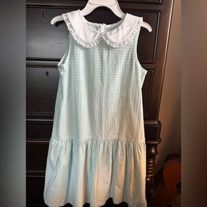 Charming Kids Casual Dress in Light Blue